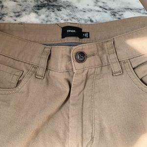 Vince men’s cotton twill khaki pants